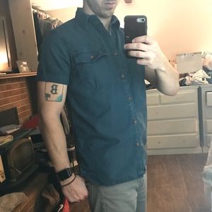 Old Navy Miltary Short Sleeve Shirt